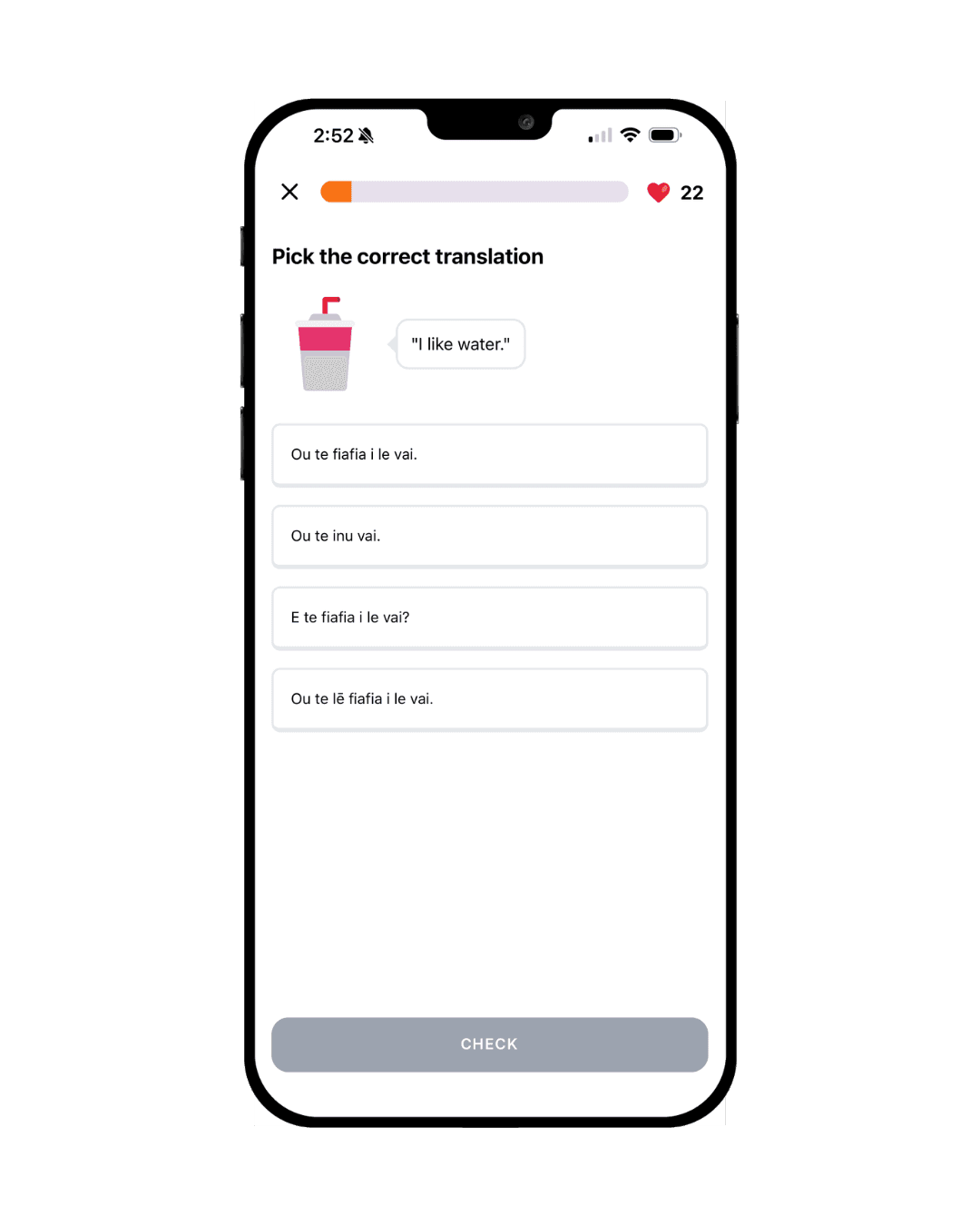 Asalei app screenshot showing a Samoan lesson